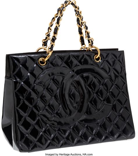 chanel perforated tote bag|large black Chanel tote bag.